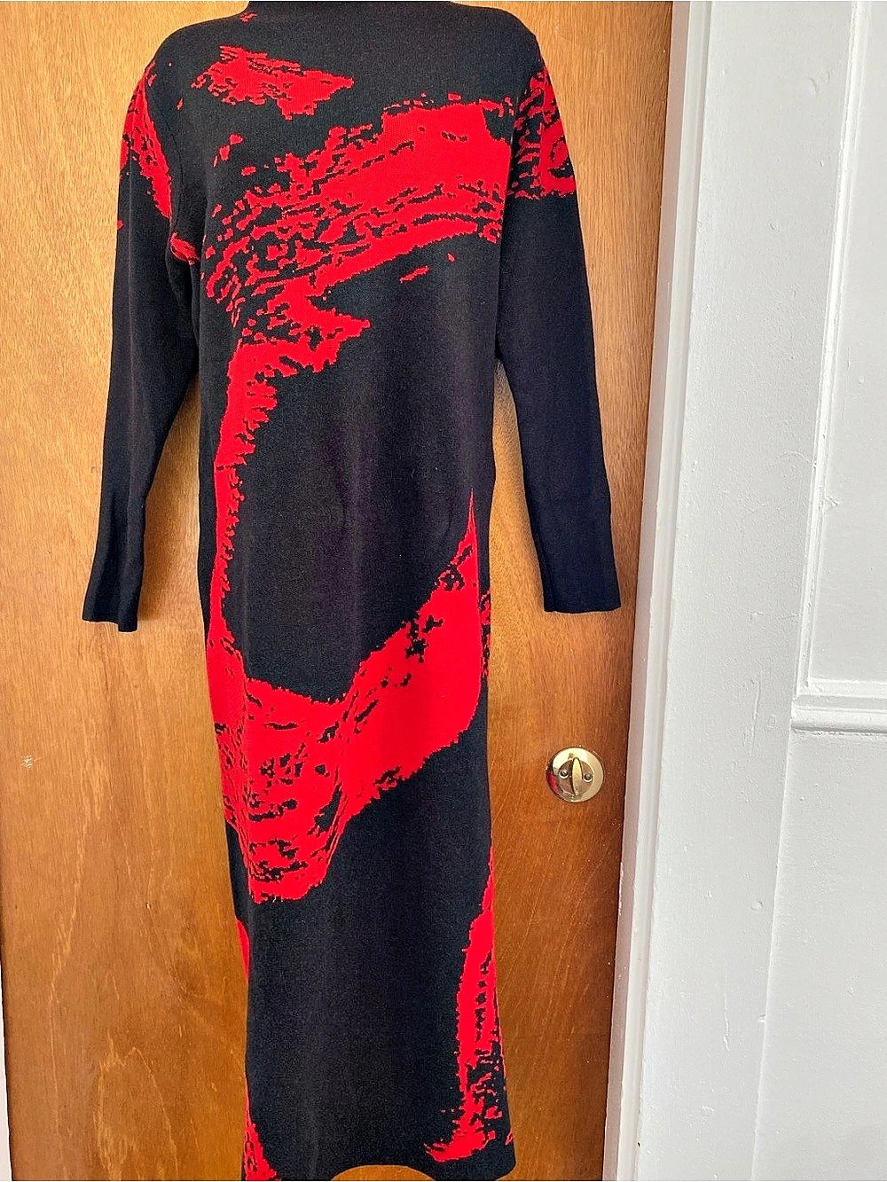 SHEIN Abstract Print Maxi Dress Size Medium Like New
